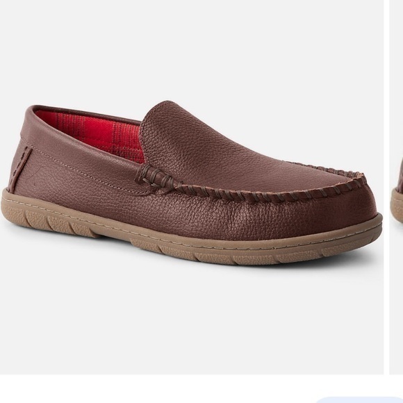 Lands' End Shoes Blake Shelton Lands End Mens Leather Flannel Lined